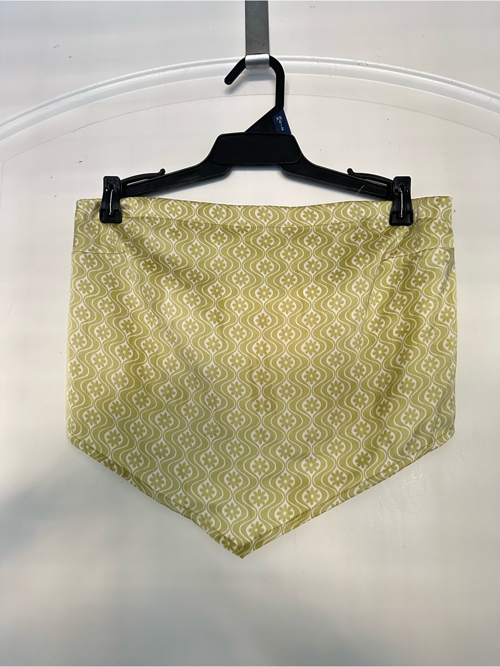 Hollister Satin Light Green Bandana Tube Top